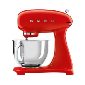 robot pâtissier smeg smf03rdeu 800 w rouge