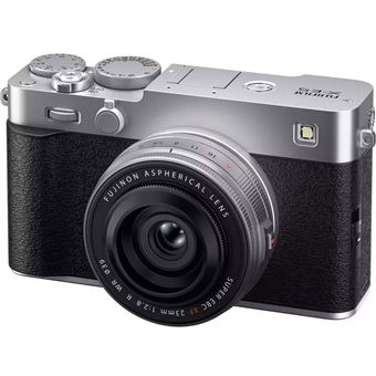 appareil photo hybride fujifilm x e5 argent + xf23mmf2.8 r wr appareil photo hybride fujifilm x e5 argent + xf23mmf2.8 r wr