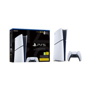 console sony ps5 slim edition digital blanc
