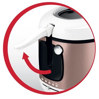 friteuse moulinex mega am481010 2100 w blanc et marron friteuse moulinex mega am481010 2100 w blanc et marron