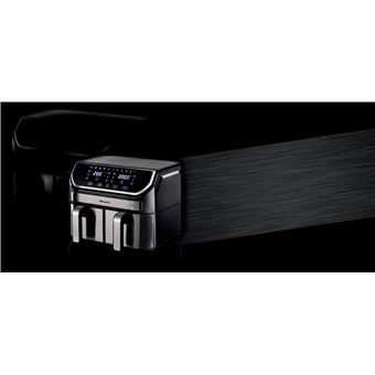 friteuse à air double ariete ari 4625 2100 w argent et noir friteuse à air double ariete ari 4625 2100 w argent et noir