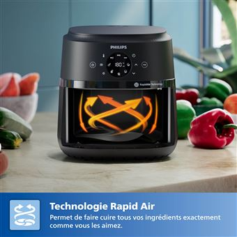 friteuse classique philips na221/00 airfyer 1500 w noir friteuse classique philips na221/00 airfyer 1500 w noir