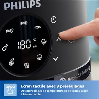 friteuse classique philips na221/00 airfyer 1500 w noir friteuse classique philips na221/00 airfyer 1500 w noir