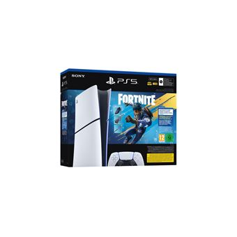 pack console sony ps5 slim edition digital fortnite flowering chaos edition limitee