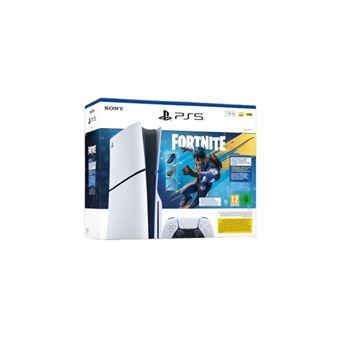 pack console sony ps5 slim edition standard fortnite flowering chaos edition limitee