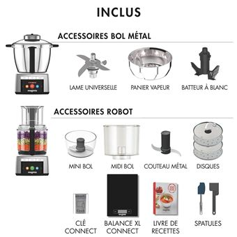 robot cuiseur magimix cook expert connect 18913 1700 w chrome robot cuiseur magimix cook expert connect 18913 1700 w chrome