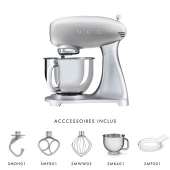 robot pâtissier smeg smf02sveu 800 w argent robot pâtissier smeg smf02sveu 800 w argent
